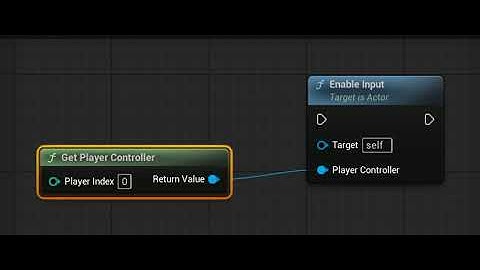 UE How to call event nodes of enhanced input within non-player blueprint