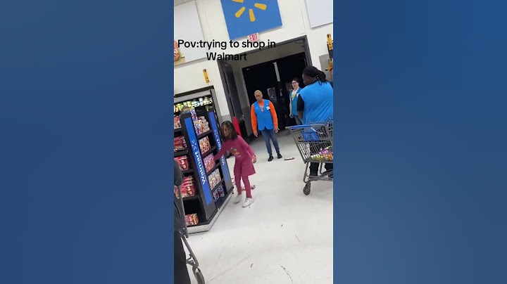 Little girl destroys Walmart. While everyone watches