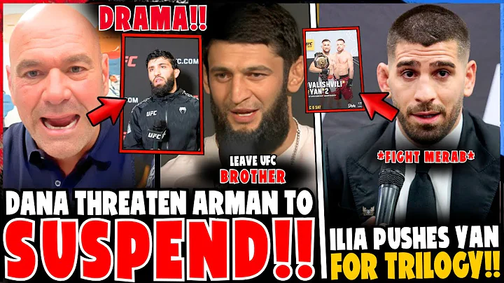 DRAMA EXPLODES ! Arman Faces Possible Suspension While Ilia Demands Yan vs. Merab Trilogy Showdown!
