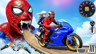 GT Moto Stunt Driving Simulator 3D - Extreme Motocross Bike Racing Tracks - Android GamePlay #3 screenshot 5