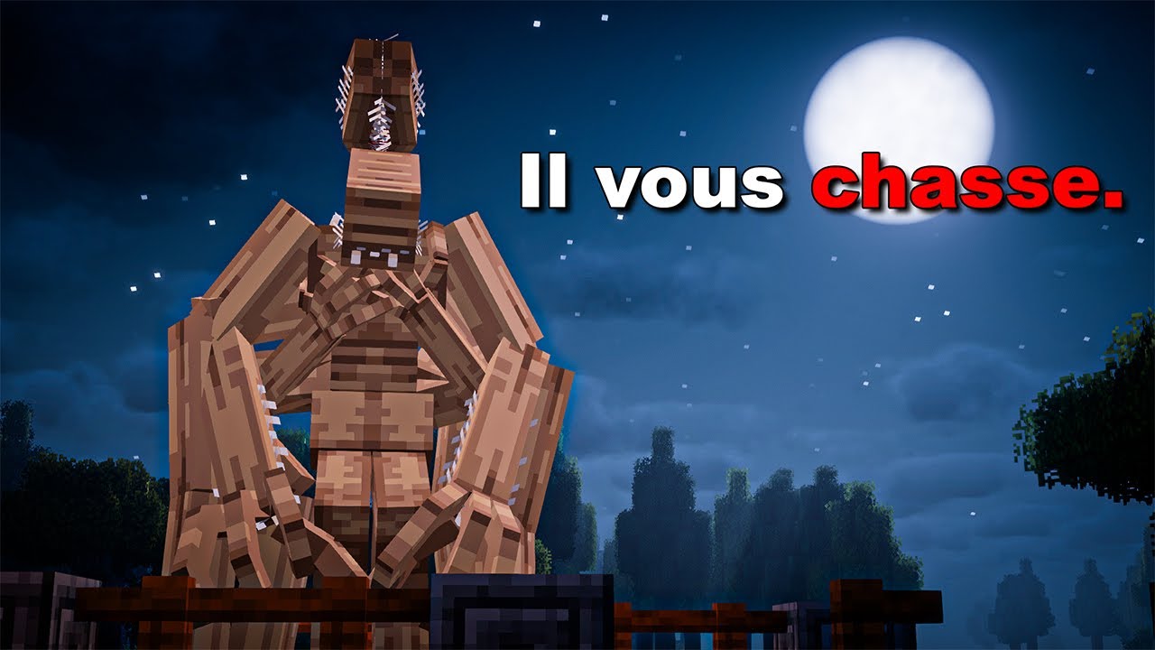 Cette créature vous poursuit sans arrêt... (Minecraft: The Ravenous)
