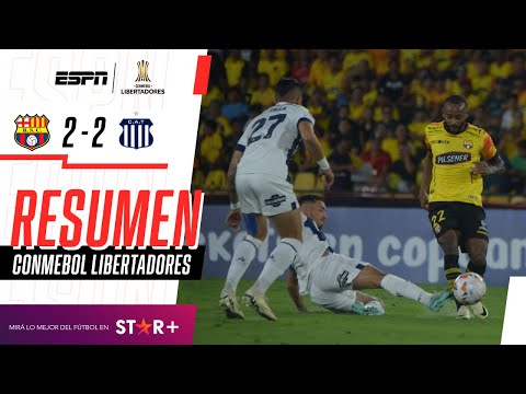 ¡LA T RESCATÓ UN EMPATE ANTE EL ÍDOLO DE ECUADOR EN LA ÚLTIMA! | Barcelona SC 2-2 Talleres | RESUMEN