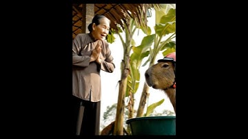 Bà Ngoại và Capybara | giặt đồ đuổi rắn