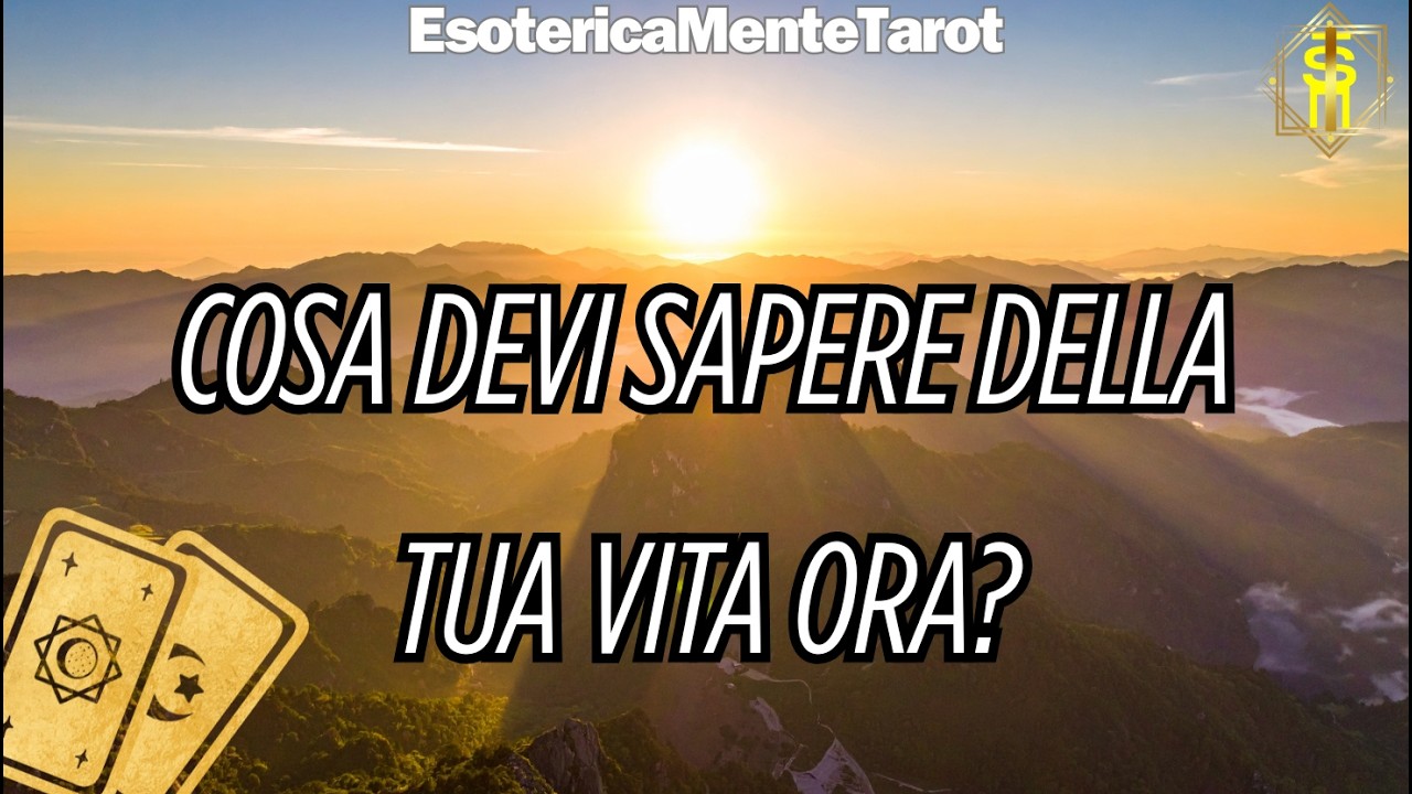 Cosa devi sapere della tua vita ora? #tarocchiinterattivi #oracoli #messaggioperte