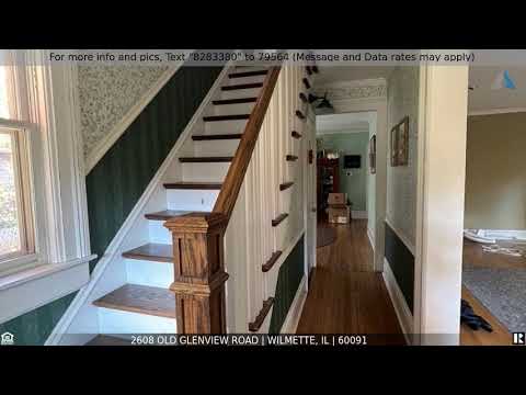 2608 Old Glenview Road, Wilmette, IL home video tour