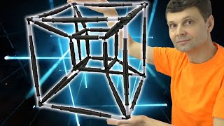 🌑 Невероятный Тессеракт Гиперкуб на 3D принтере 4d Hypercube 3D print Tesseract Игорь Белецкий