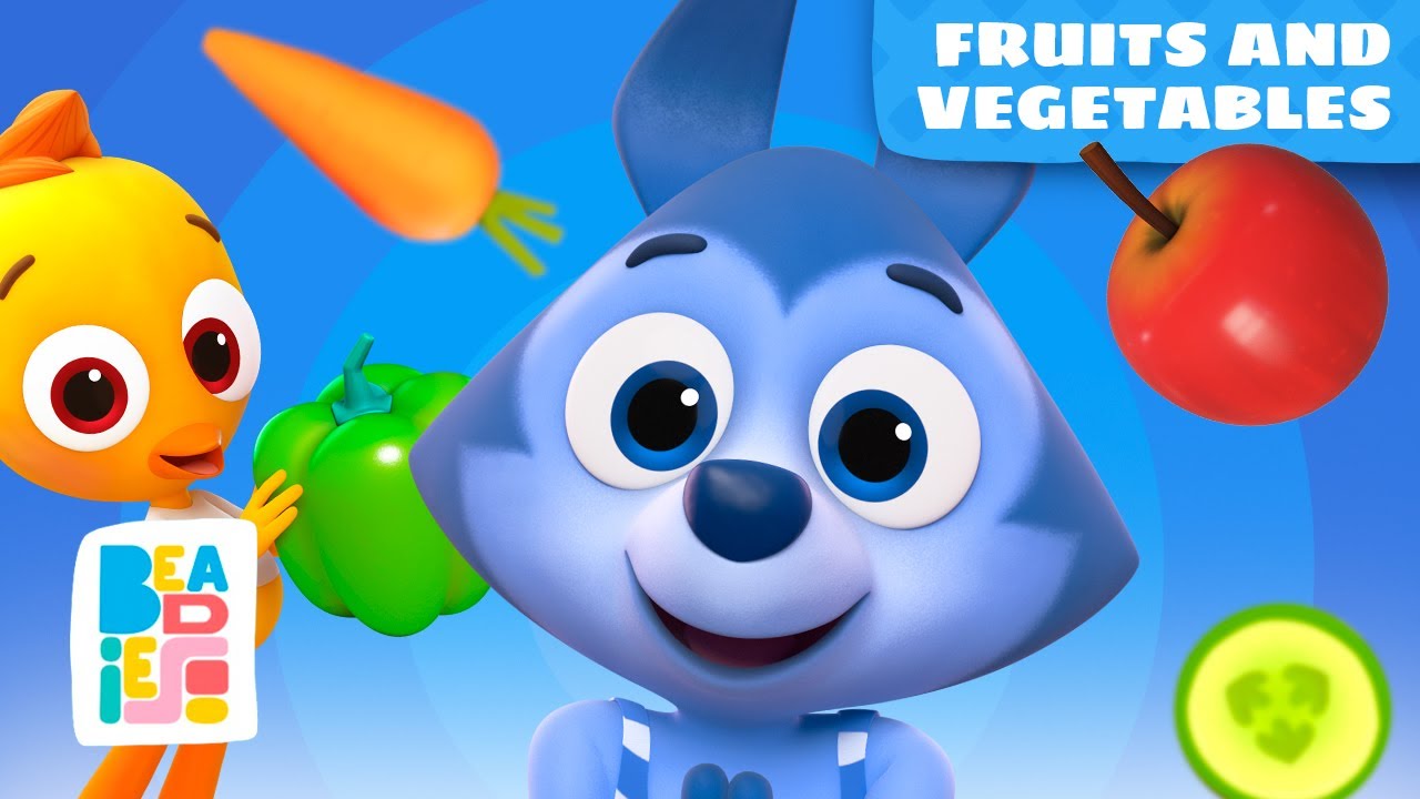 Fruits and Vegetables — episode 12 (season 2) — 1 hour compilation | Beadies kids cartoons & lullaby