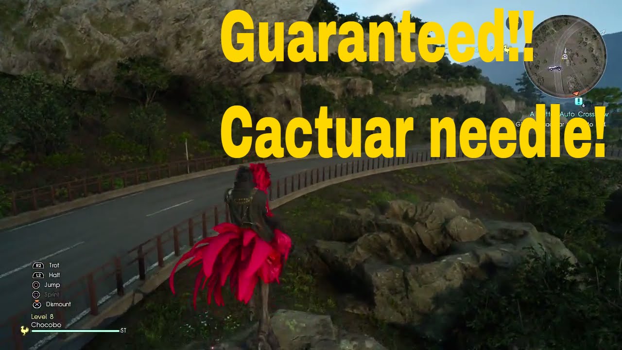 Final Fantasy 15 Easy To Get!! how to find a Cactuar needle A Better