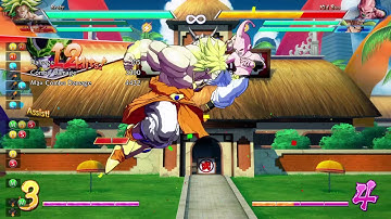Broly Fullscreen BnB Combo with Cell/Goku Assists