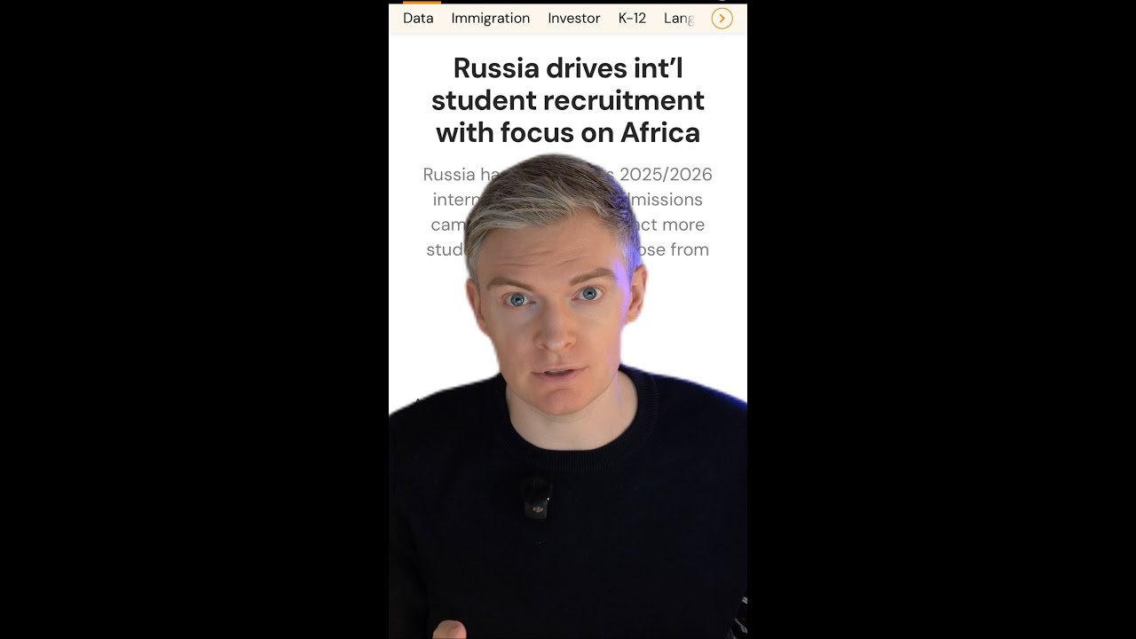 Russia is trying to attract international students to study there