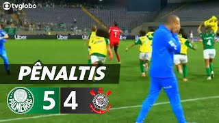 Pênaltis || Palmeiras 1 [5] x [4] 1 Corinthians - Final Supercopa Feminina - Globo RJ (07/02/26)