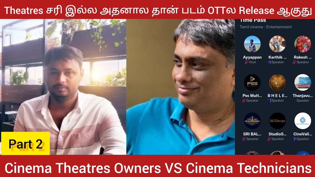 Theatre Owner Fight with Cinema Technicians | Twitter Timepass Space | Twitter Spaces Fans fight