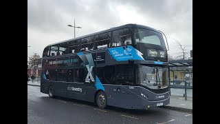 NX Coventry Route 12X Coventry Pool Meadow Bus Station to Uni of Warwick Int (Original Video)
