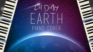 Lil Dicky - 'Earth' Piano Instrumental Cover/Tutorial