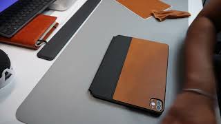 Dbrand iPad Pro Magic Keyboard Leather Skin Install ASMR screenshot 1