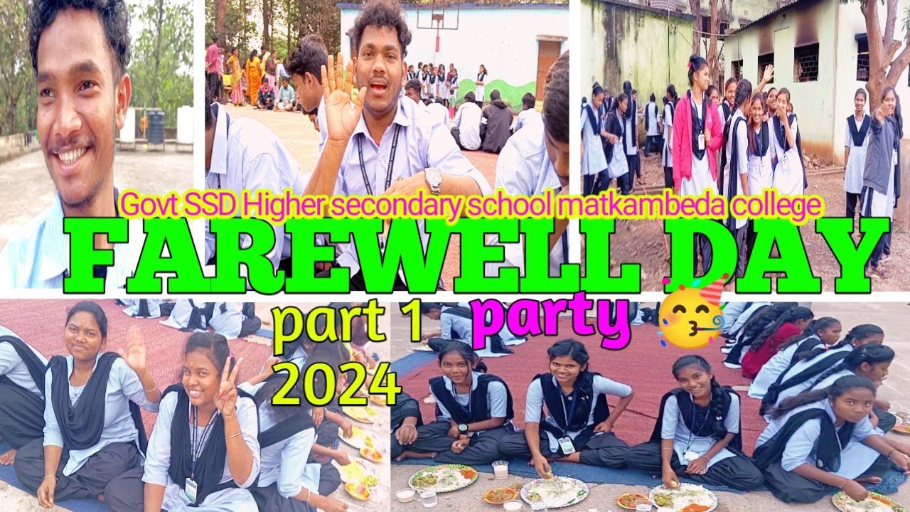 FAREWELL DAY🥺😭ବିଦାୟ କାଳୀନ ଦିବସ ଭୋଜି Govt (SSD) Higher Secondary School ...