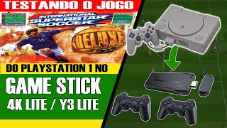 INTERNACIONAL SUPERSTAR SOCCER DELUXE DO PS1 NO GAME STICK 4K LITE (TESTE RÁPIDO) screenshot 4
