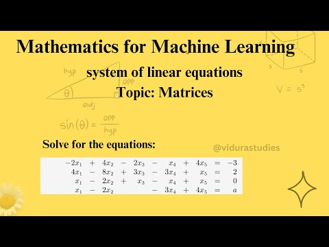 Mathematics for Machine Learning | General Solutions Problem-2
