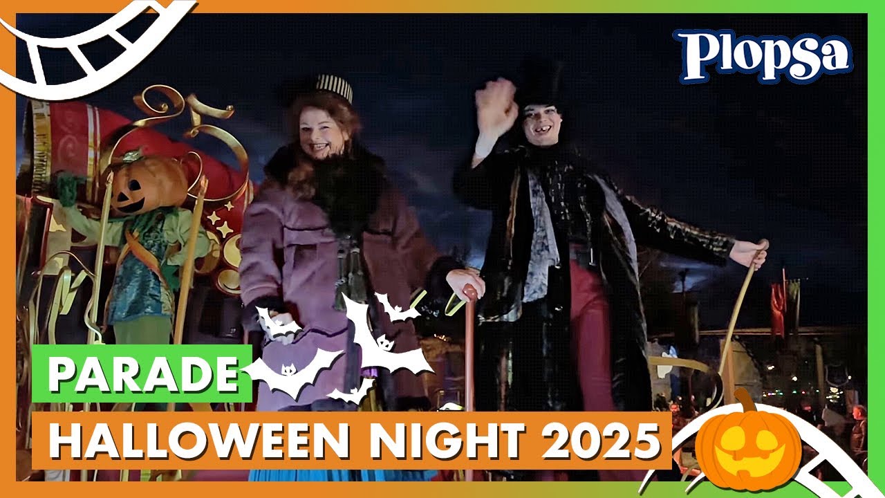 🎃 Halloween Night Plopsaland Celebration Parade 2025