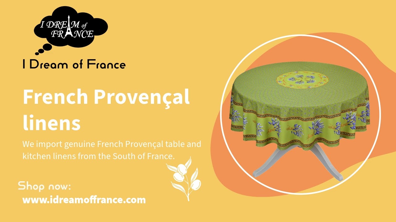 I Dream o France French Linens