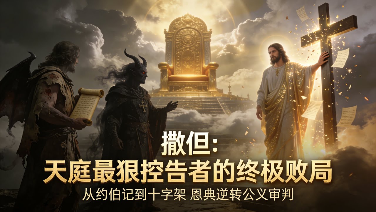 撒但不是惡魔？揭秘上帝法庭中的「控告者」真實身份！從約伯記到十字架的終極逆轉 | 聖經解密#撒但 #約伯記 #撒迦利亞書 #十字架 #聖經解密 #靈界真相 #上帝的公義 #恩典與救贖 #聖經深度解析