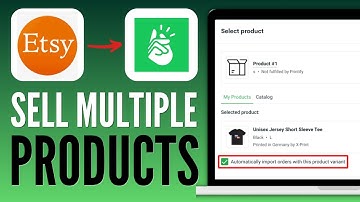 How To Sell Multiple Products In Your Etsy Listings Using Printify (2023)