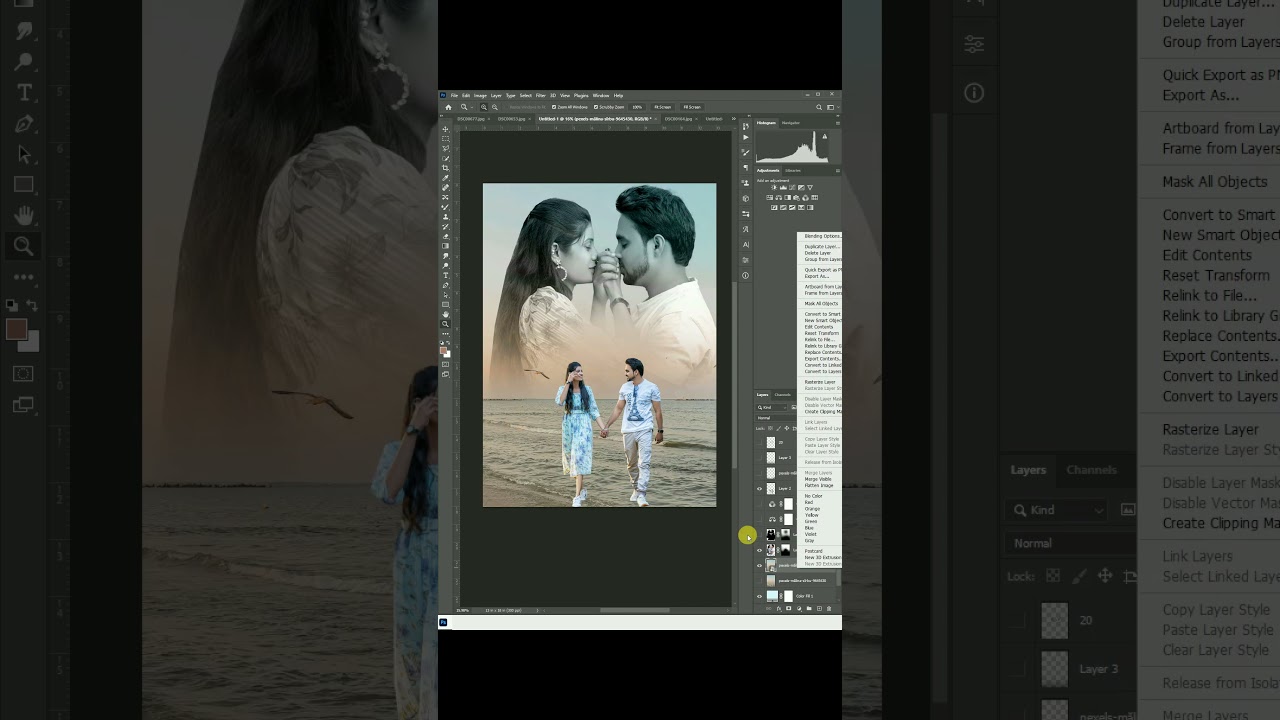 Pre-wedding photo retouching 📸 