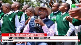 Wanyonyi Defies Odm Turmoil Backs Sifuna