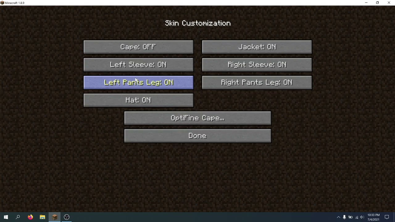 How to Check Your OptiFine Cape Visibility Settings