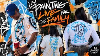 Live painting is a metaphor for life