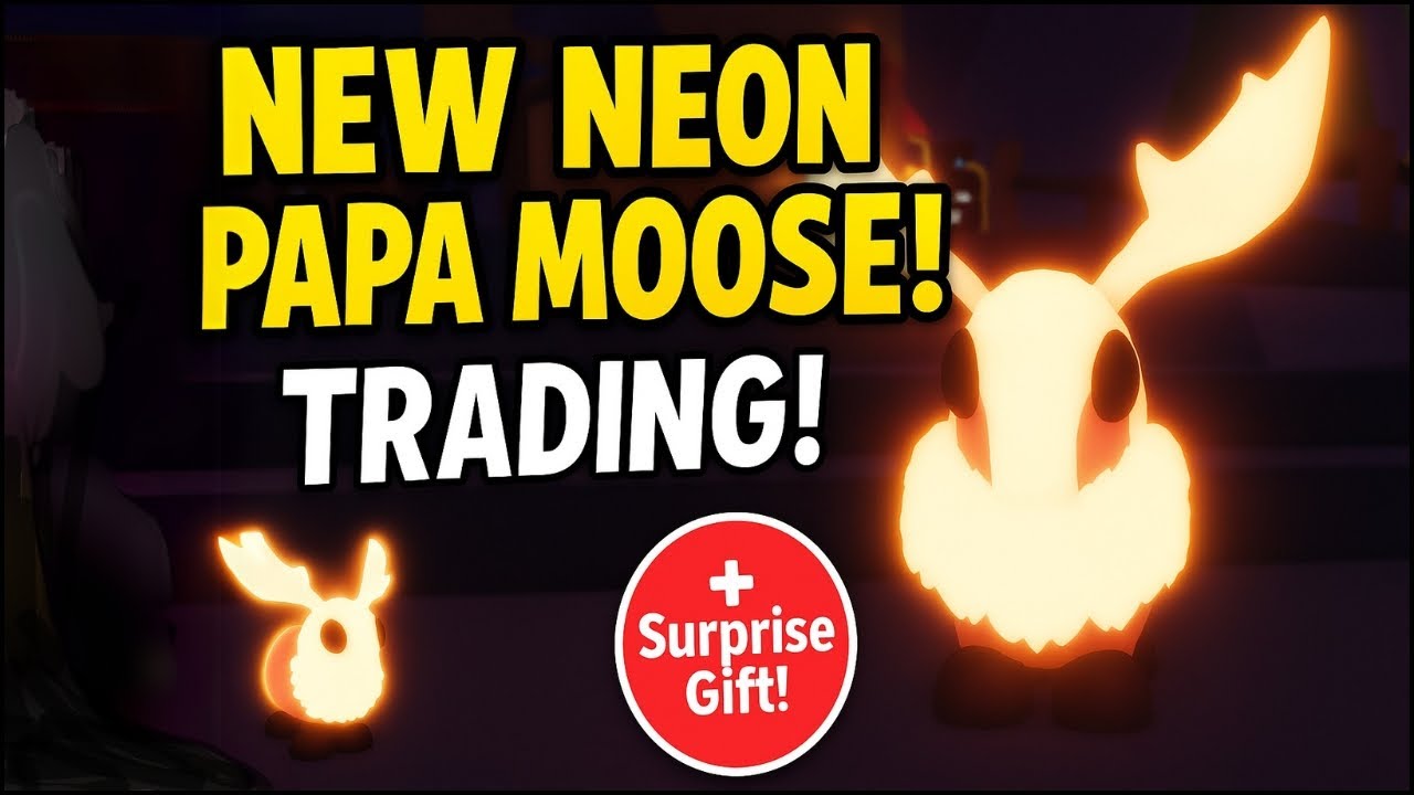 Trading My NEW Neon PAPA MOOSE! 🦌 What Will People