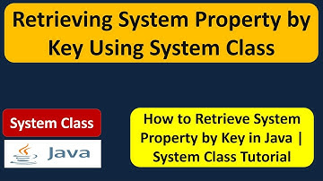Retrieving System Property by Key Using System Class | Java Tutorial