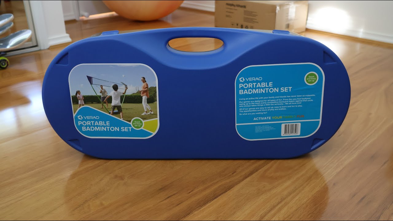 Verao Portable Badminton Set Unboxing Setup YouTube