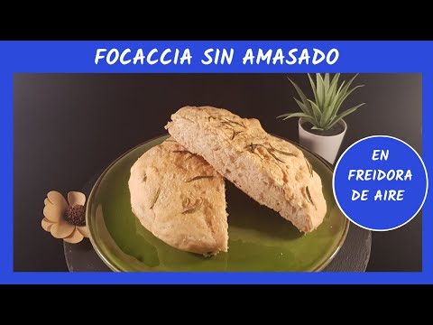 No-knead air fryer focaccia in a Lidl 9-in-1