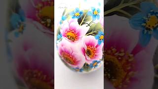 EASTER EGGS Painting with Acrylics! #shorts #creative