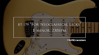 80s Neoclassical Metal Backing Track in Em | BT-179