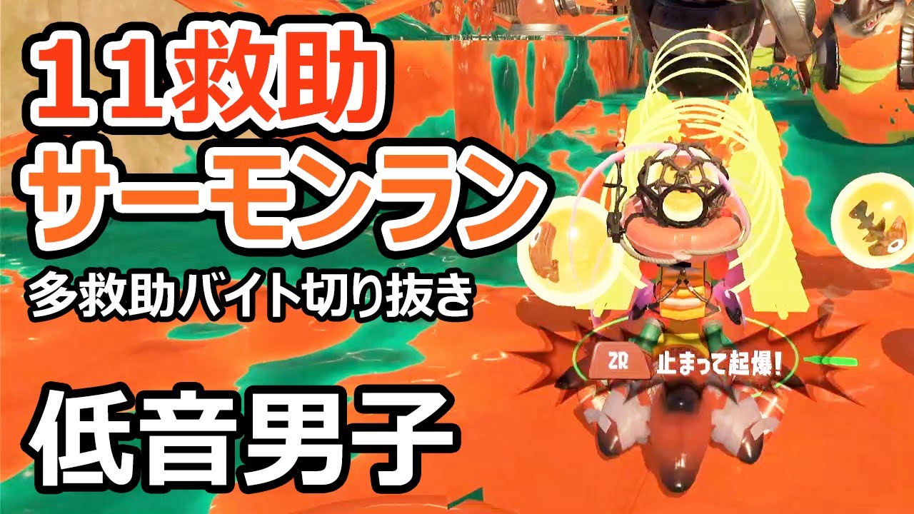 【サーモンランNW】どんぴこでデュアルやハイドラを使って11救助しました【スプラトゥーン3】