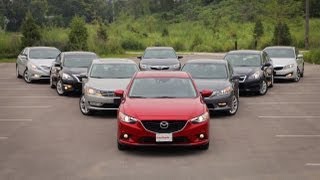 2013-14 Mid-Size Sedan Comparison Test: Toyota Camry vs Honda Accord vs Mazda6 and more