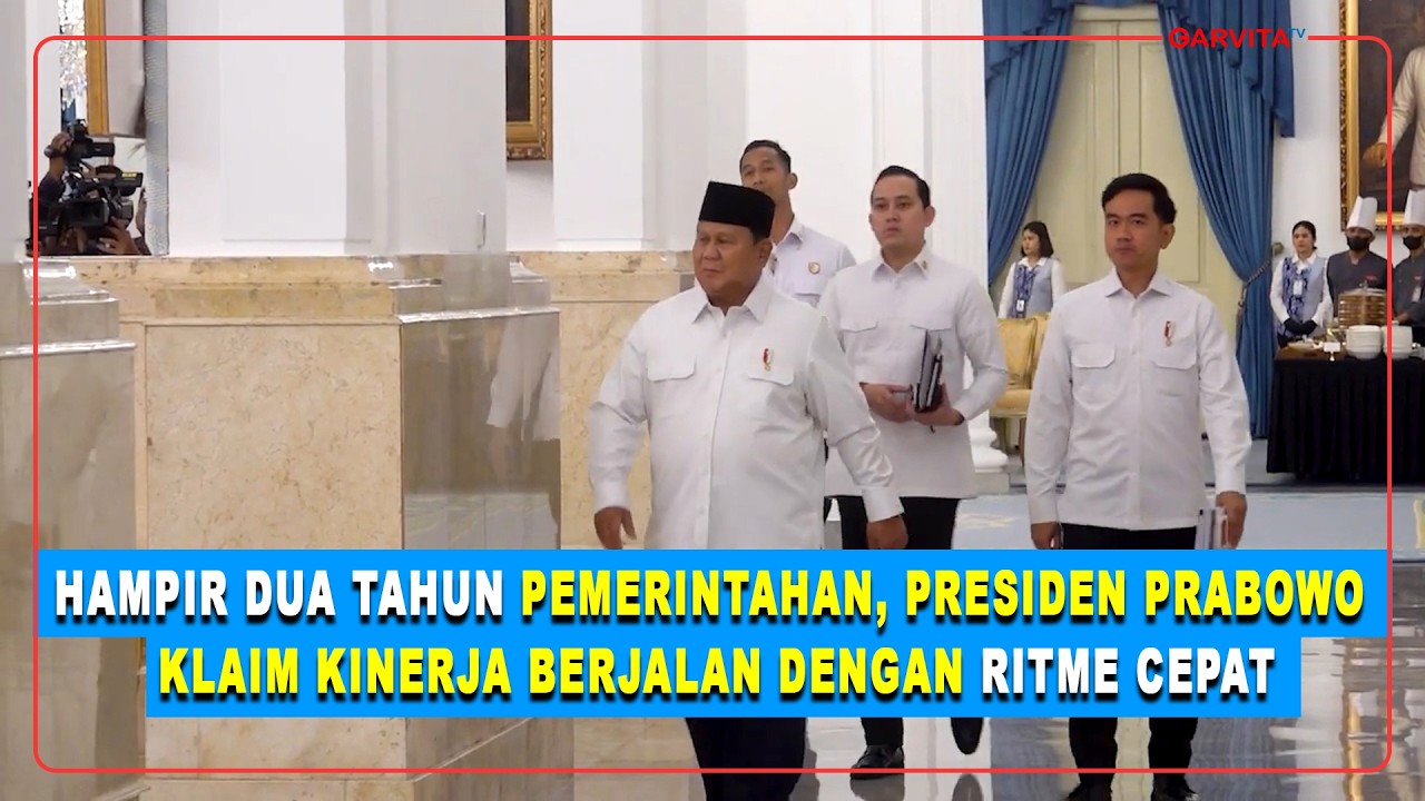 Hampir Dua Tahun Pemerintahan, Presiden Prabowo Klaim Kinerja Berjalan dengan Ritme Cepat