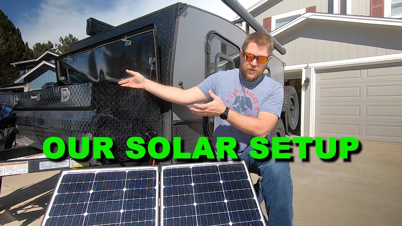 Suitcase solar for a small Escapade Camper! YouTube