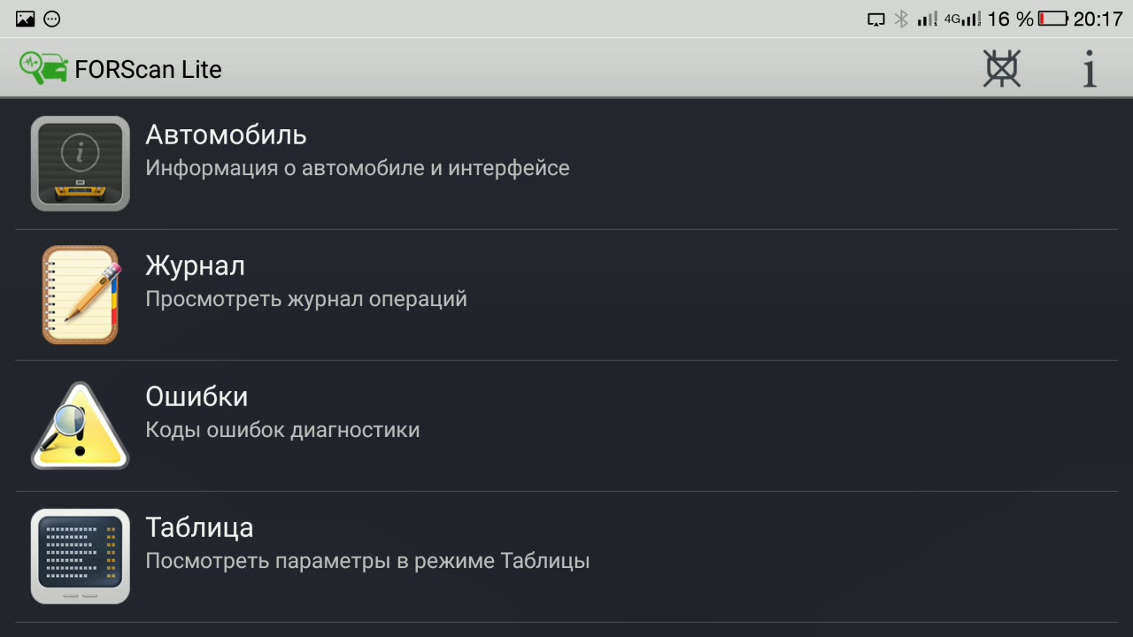 FORScan Lite небольшой обзор Ford Focus 1