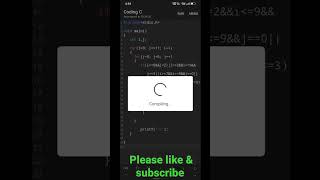 J pattern program of 🪔 in c programming||c tutorial |#shorts #cprogramming #coding