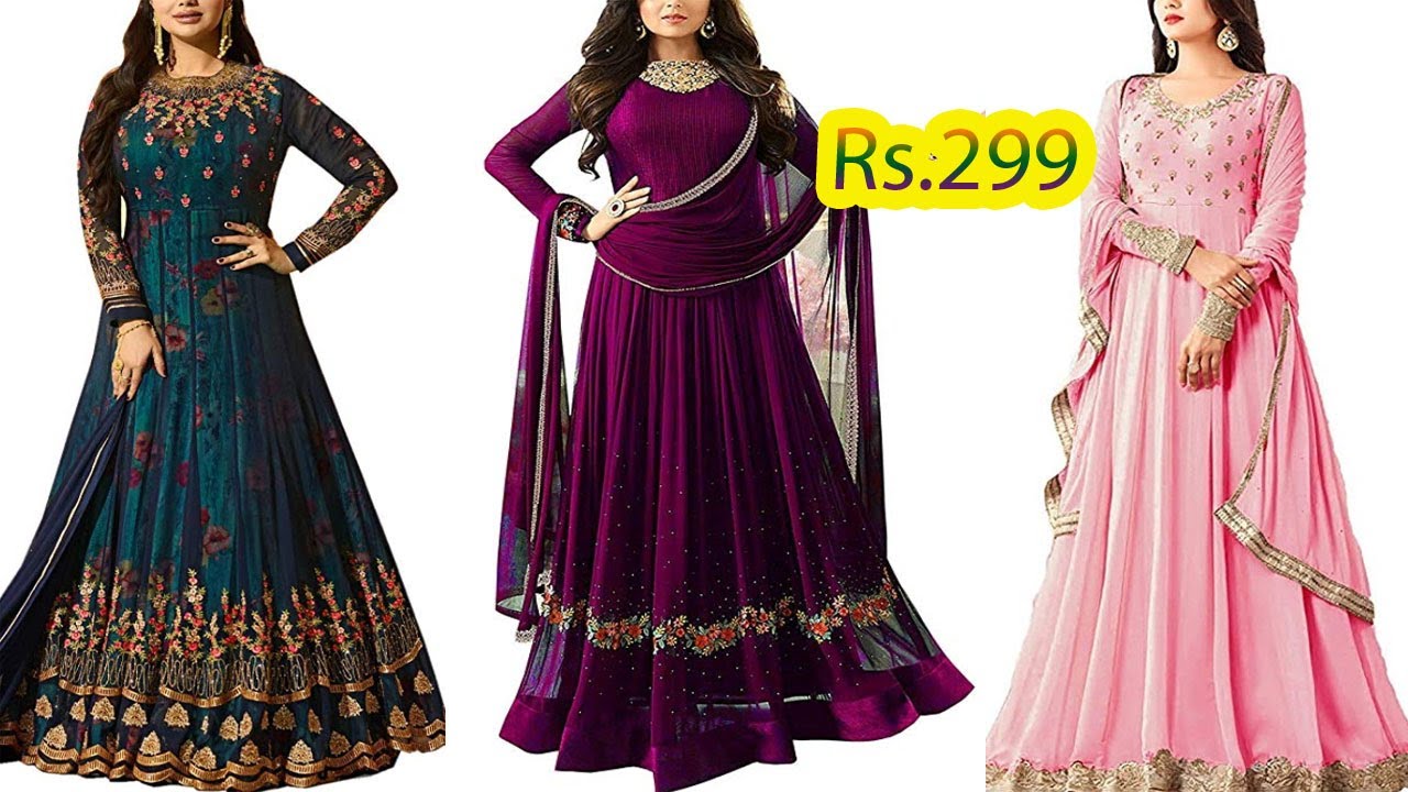 Designer Beautiful Long Ruffle Gown, Size: Free Size at Rs 1799 in Bengaluru