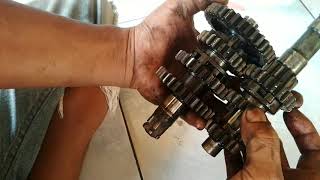 Eps 14 bongkar pasang mesin tengah transmisi vega zr