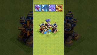 Which Troop Can Defeat 2 Air Defenses and 1 Air Bombs? ✈️⚔️#clashofclans #shorts #gaming #challenge