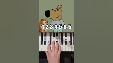 Thumbnail of Just a chill guy Piano Tutorial #shorts