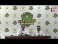 PCB Chairman Mohsin Naqvi & Salman Naseer Media Talk | Gaddafi Stadium 🏏 | A Sports