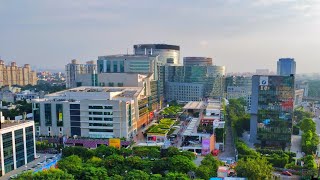 Dlf Cyber Hub  Bigges It And Entertainment Hub Of India  Gurgaon  4k Drone Dji Mavic