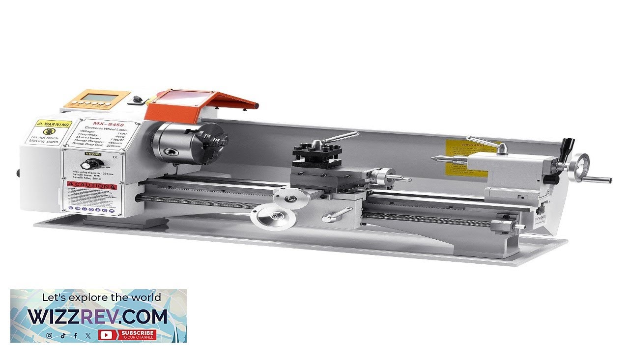 Metal Lathe Machine 8.7 x 18 in Precision Bench Power Metal Lathe Review