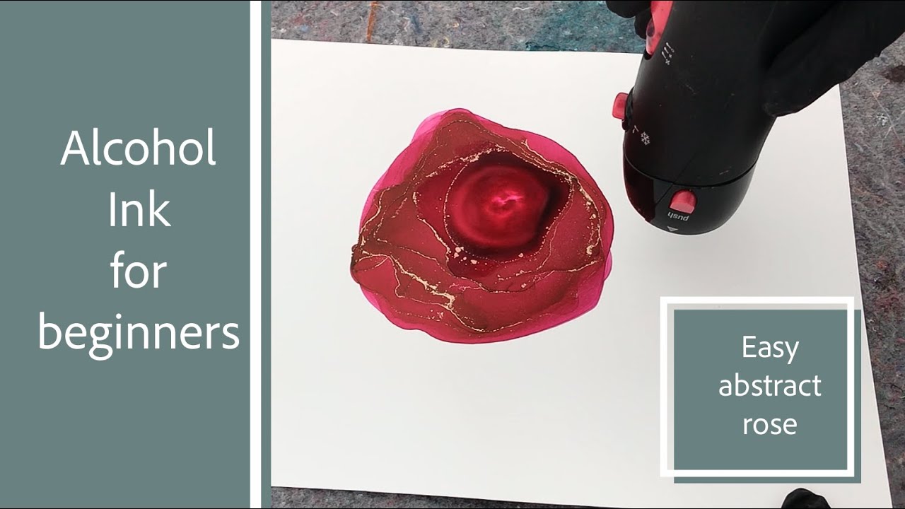 Alcohol ink roses - it’s NOT as tricky as it looks [27]